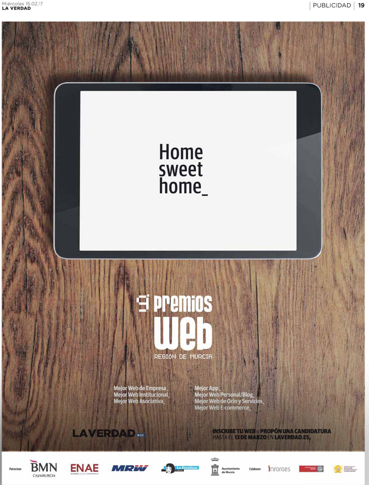 pagina publicidad premios web